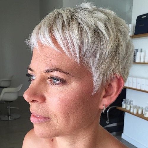 Preferred Gray Blonde Pixie Haircuts With Regard To 22 Best Colorful Ways To Enhance Your Pixie Haircut: 2017 Short Hair (View 7 of 15)