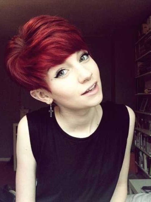 Preferred Ravishing Red Pixie Haircuts In 15 Cute Short Pixie Haircuts (View 13 of 15)