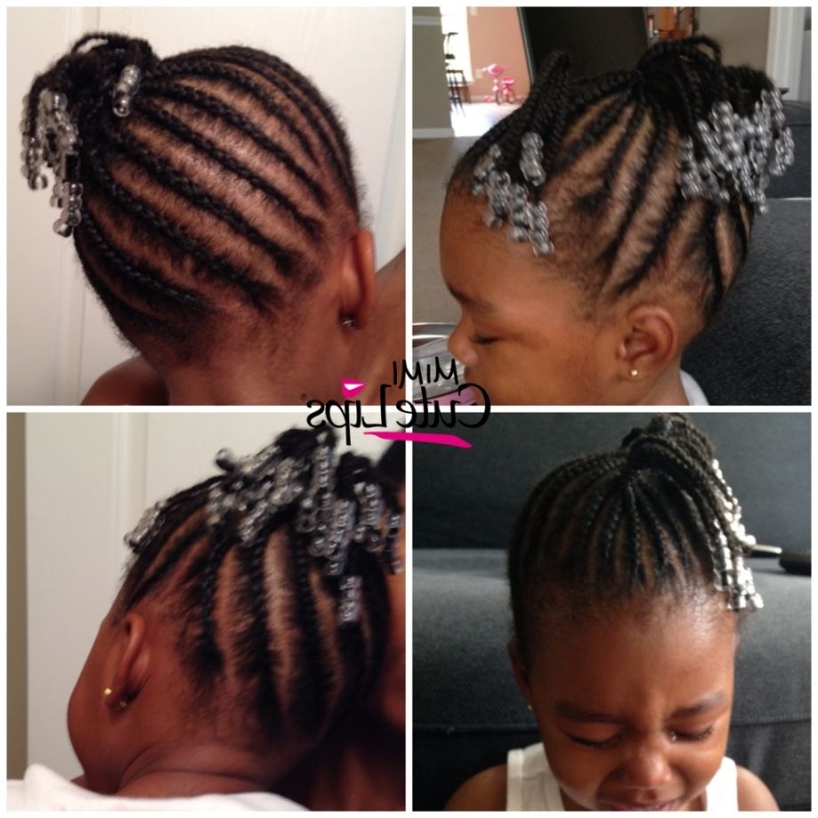 Recent Diagonally Braided Ponytail For Diagonal Braids Up Into Two Pony Tails Beads Natural Hairstyles (View 14 of 15)