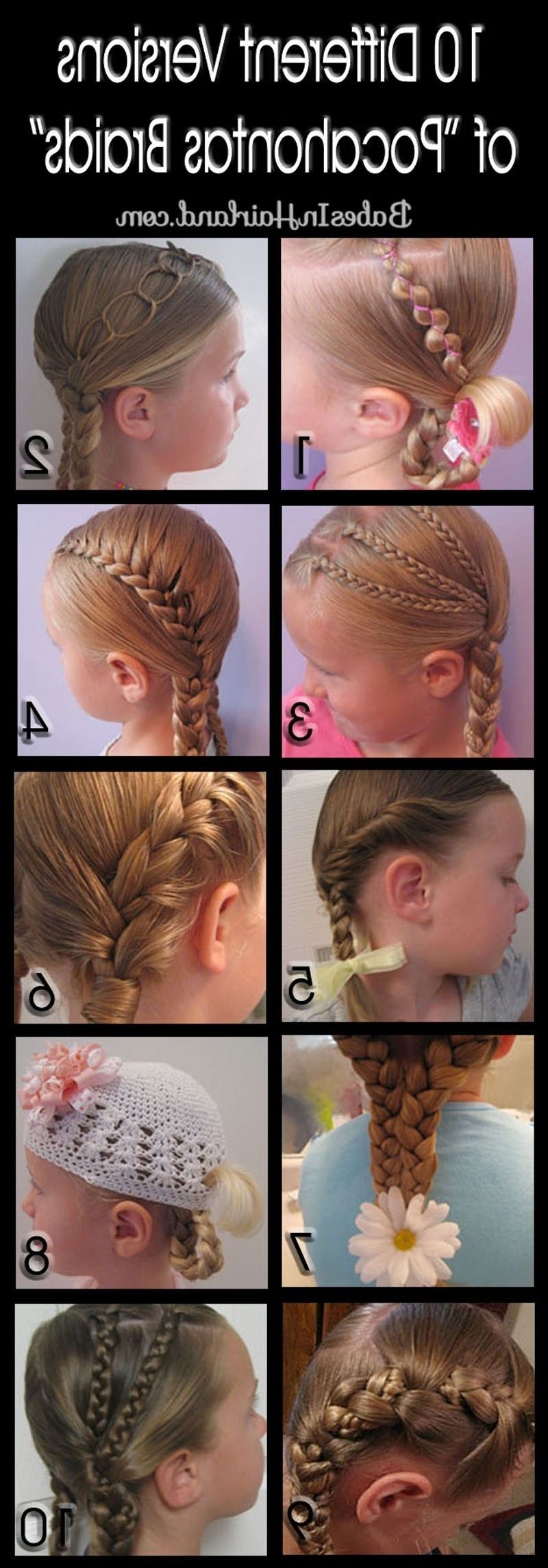 Recent Pocahontas Braids Hairstyles With 10 Different Versions Of "pocahontas Braids" – Babes In Hairland (View 14 of 15)