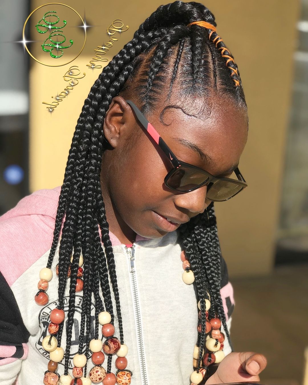 Renobraider Instagram Tag – Instahu With Recent Geometric Tribal Fulani Pattern Braids With Curly Wisps (View 5 of 15)