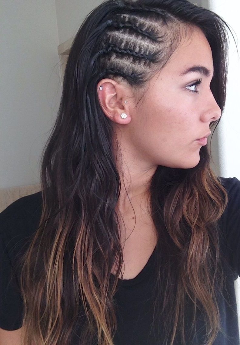 Side Cornrows + Baby Hairs = <3 Hairstyle Ideas (View 5 of 15)