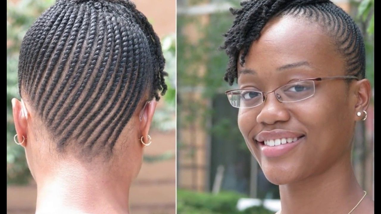 Straight Up Braids: Beautified Hairstyles For Cute Ladies – Youtube Intended For Most Popular Straight Up Cornrows Hairstyles (View 4 of 15)