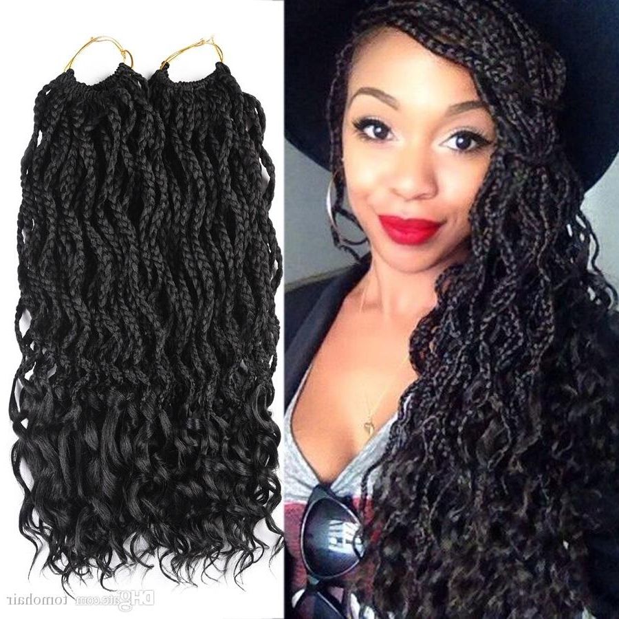 Tomo Hair 18inch Box Braids With Curly End Crochet Braiding Hair In Latest Twist From Box Braids Hairstyles (View 12 of 15)