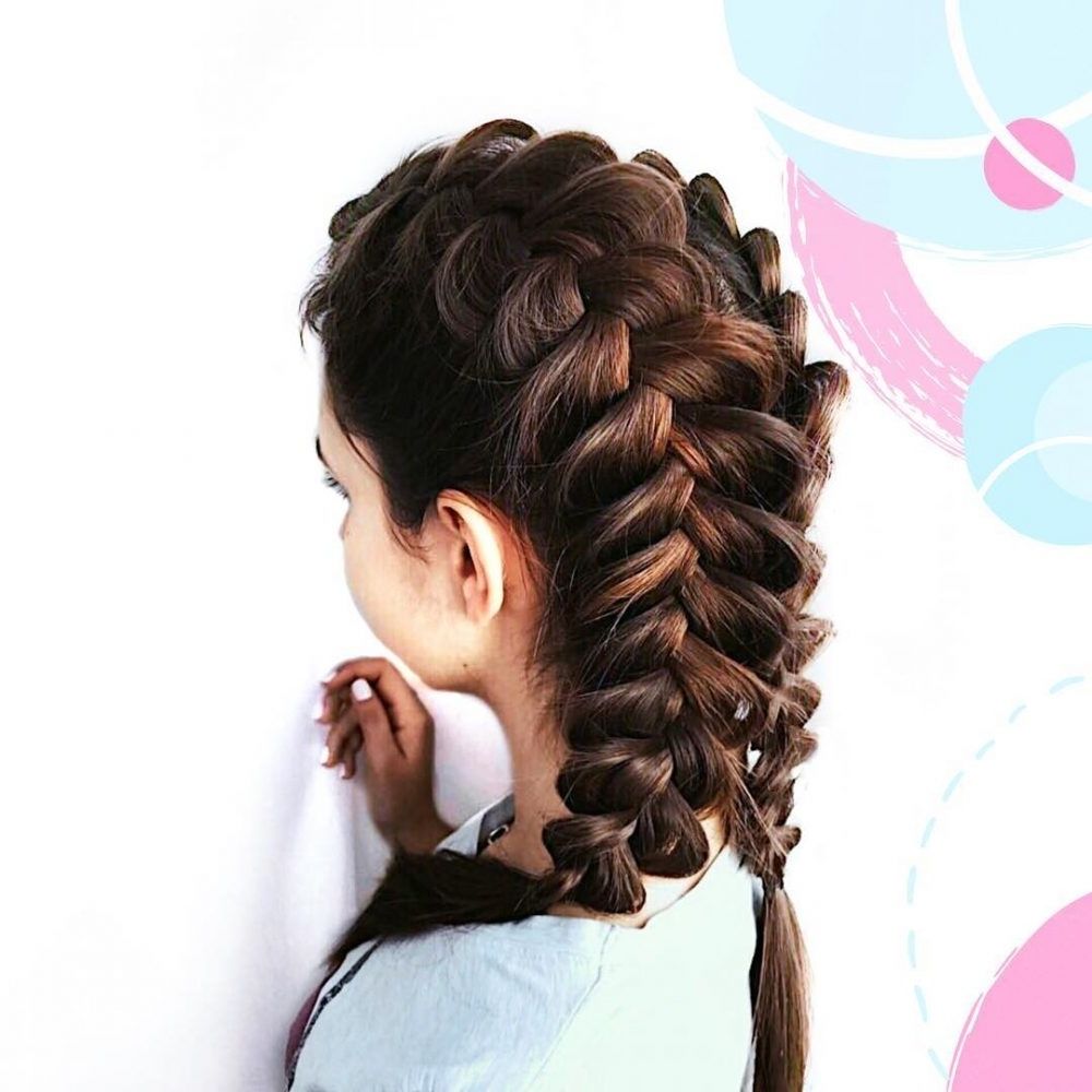 Trendy Double Loose French Braids With Regard To 36 Cute French Braid Hairstyles For  (View 9 of 15)