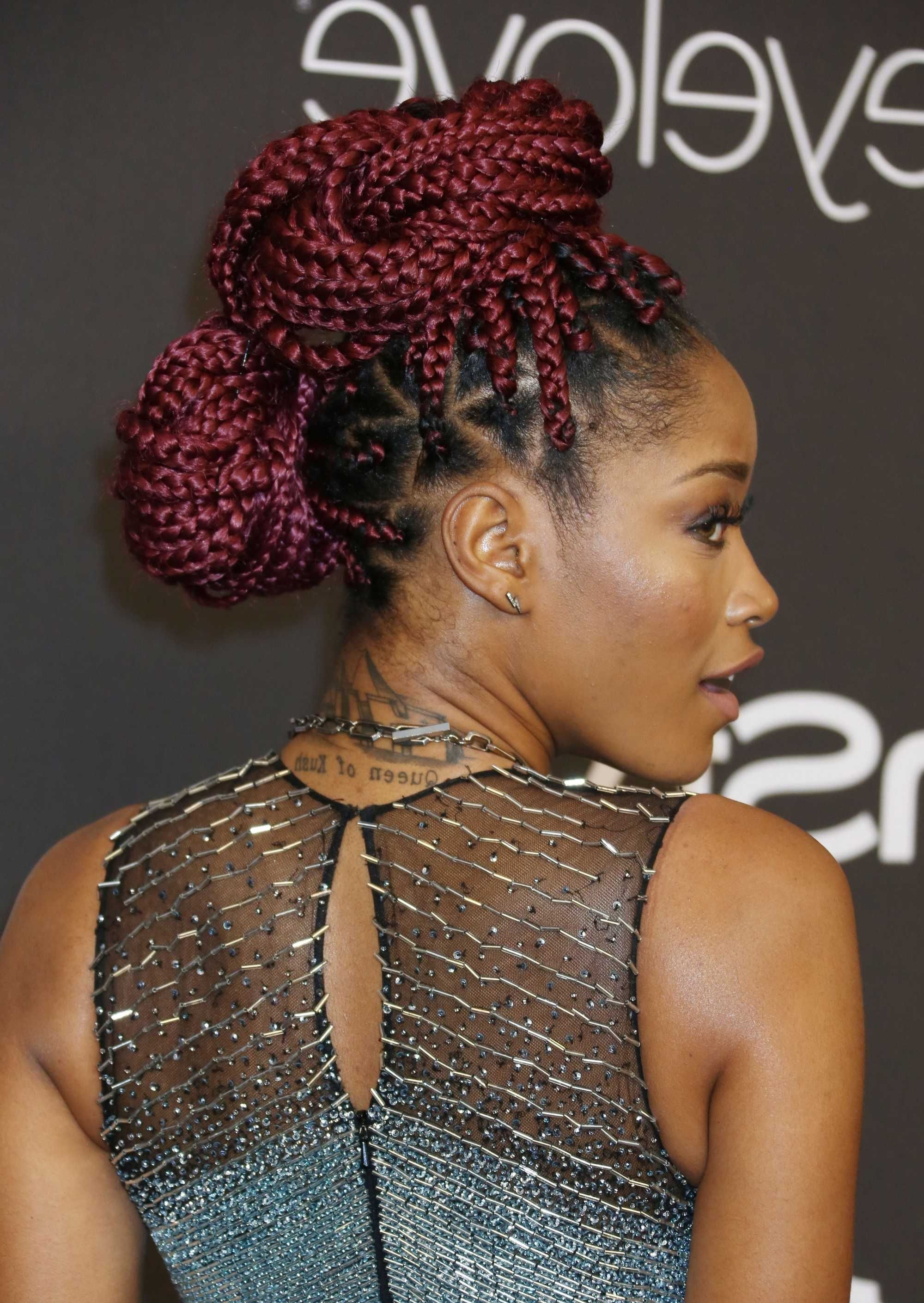 Trendy Poetic Justice Braids Hairstyles Intended For Celebrities Rocking Poetic Braids: The Best A List Looks (View 12 of 15)