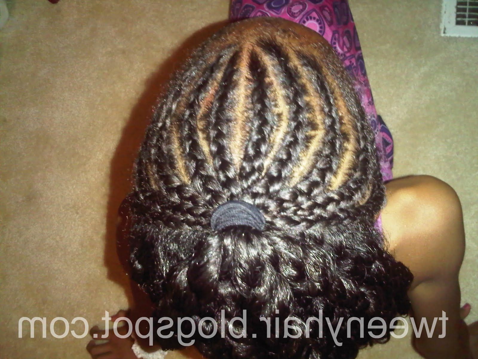 Tweeny Hair: Half Up With Cornrows And Twists Within Most Up To Date Half Up Half Down Cornrows Hairstyles (View 11 of 15)