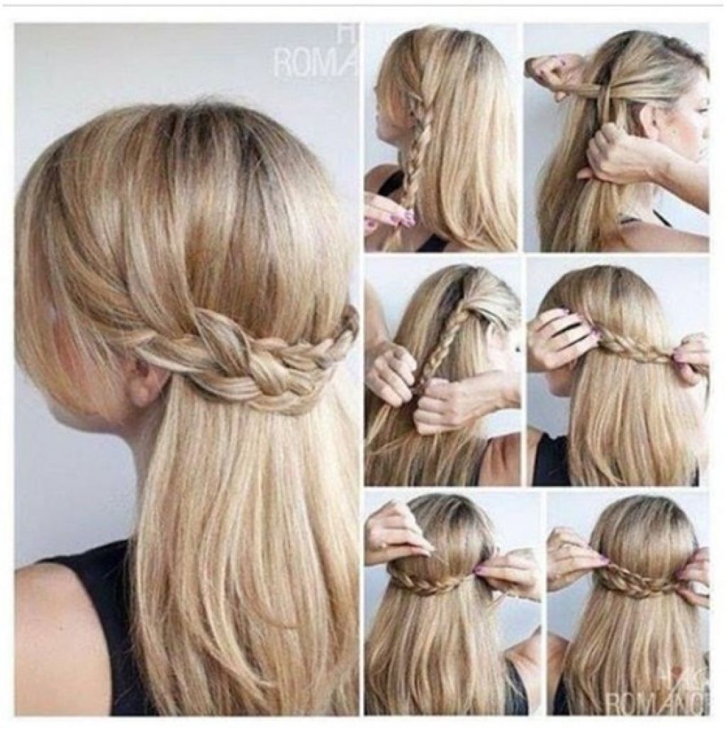Wedding Hairstyles Half Updo Wedding Hair Half Up Half Down With Inside Preferred Half Updo With Long Freely Hanging Braids (View 12 of 15)