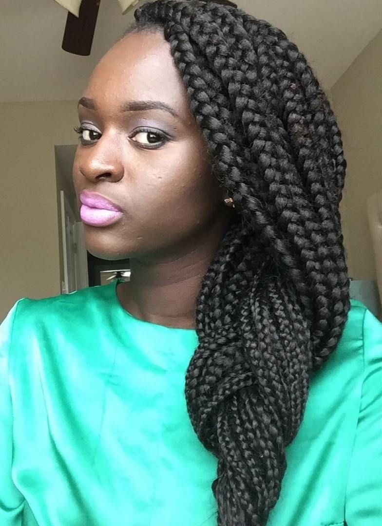 Well Known Dynamic Side Swept Cornrows Hairstyles With Regard To 20 Eye Catching Ways To Style Dookie Braids (View 7 of 15)