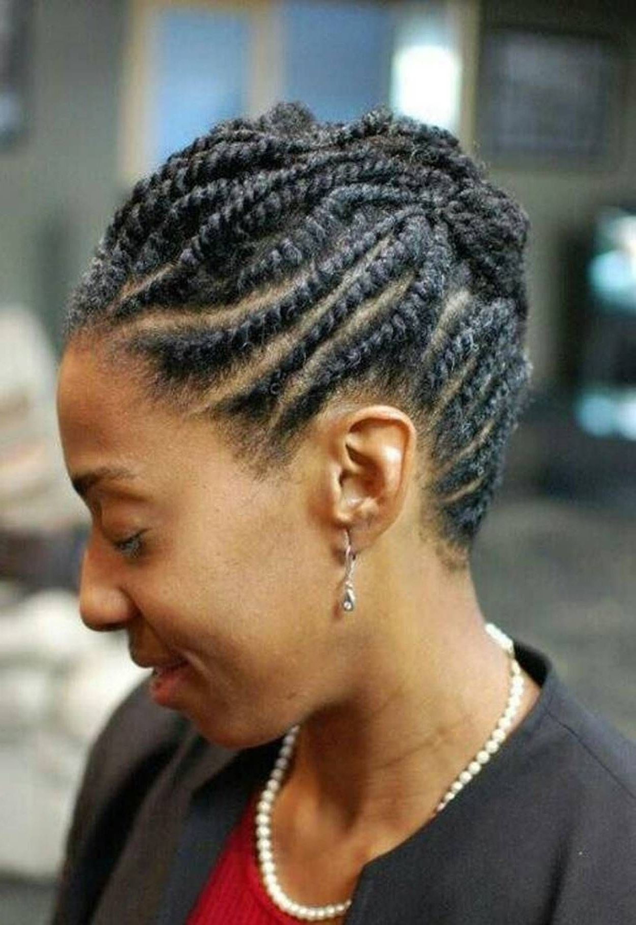 Well Known Natural Cornrows And Twist Hairstyles Intended For Cornrow Styles Short Natural Hair Luxury Black Woman Flat Twist (View 11 of 15)