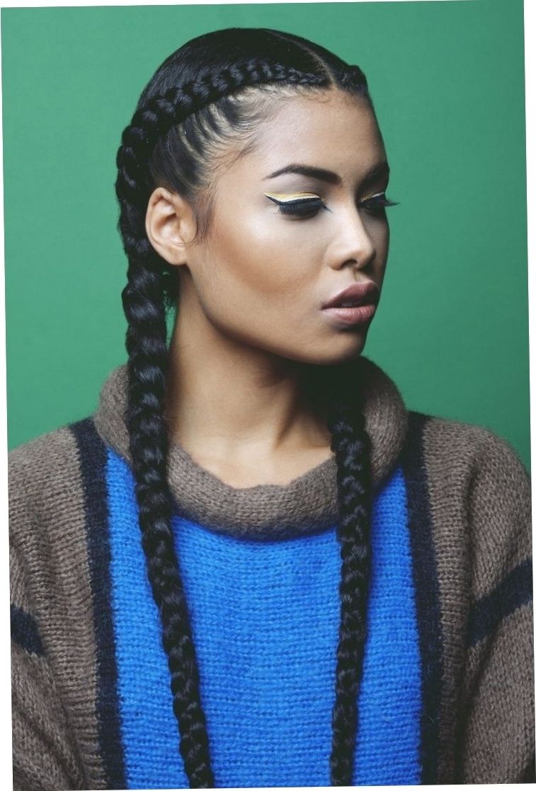 Well Liked Two Cornrows Hairstyles In Two Cornrows Braids  Hairstyles 2017 – Straightuphairstyle (View 9 of 15)