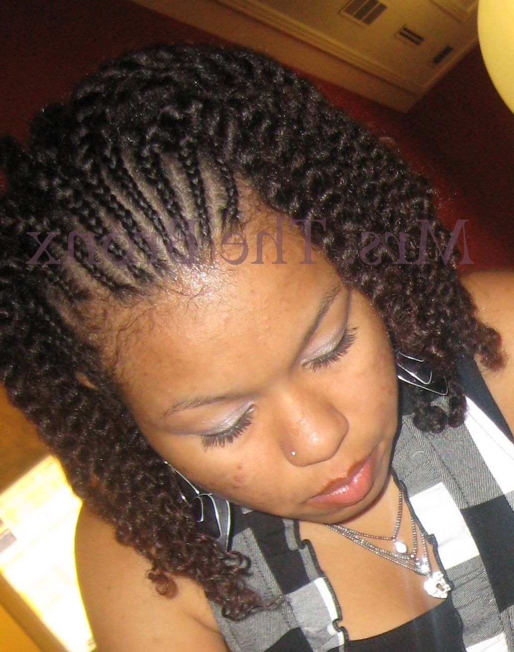 Widely Used Mini Cornrows Hairstyles In Heavenly Hues & Hair Do's: Hair Gallery (View 4 of 15)