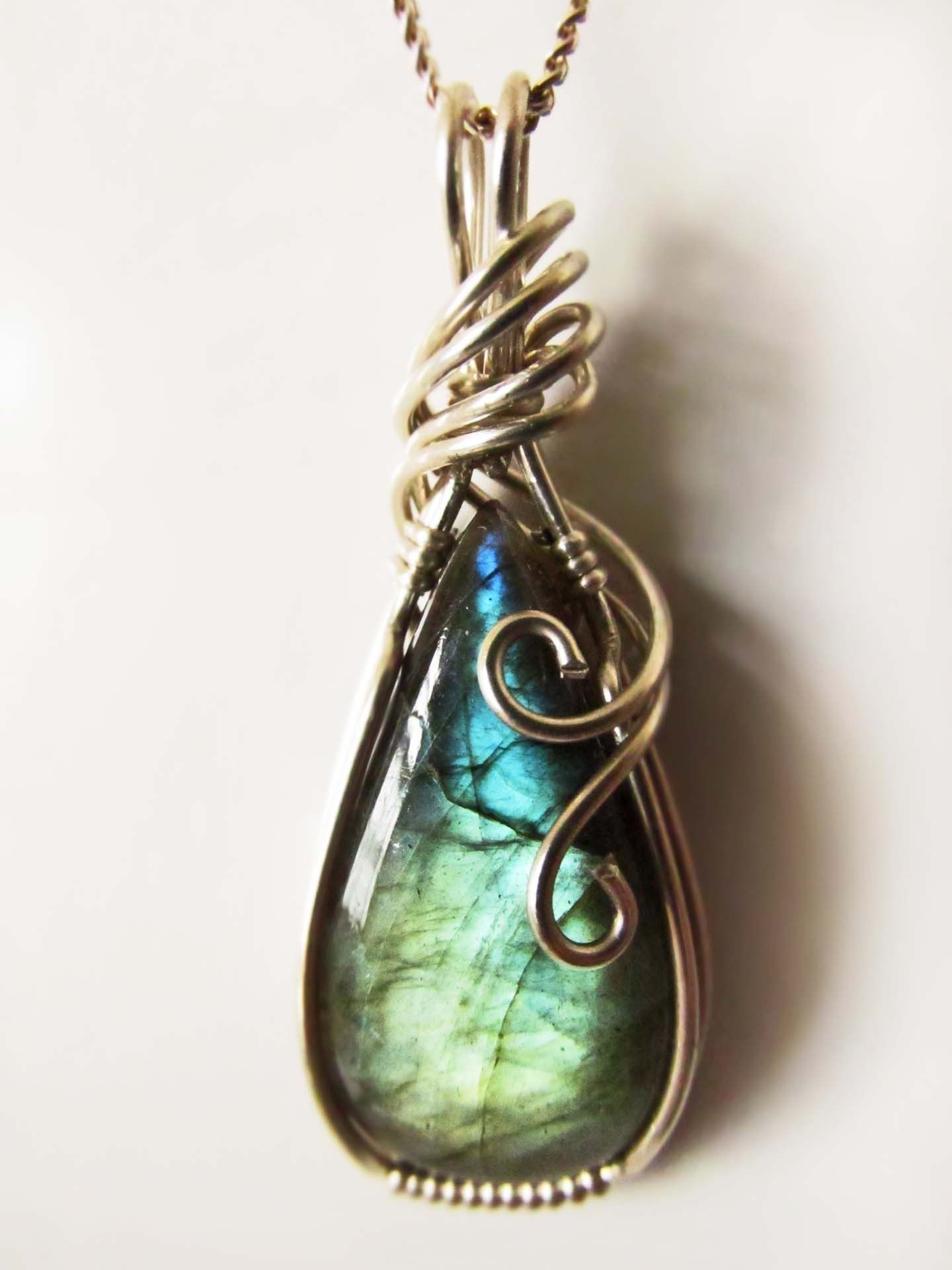 Wire Wrapped Pendant (View 2 of 15)