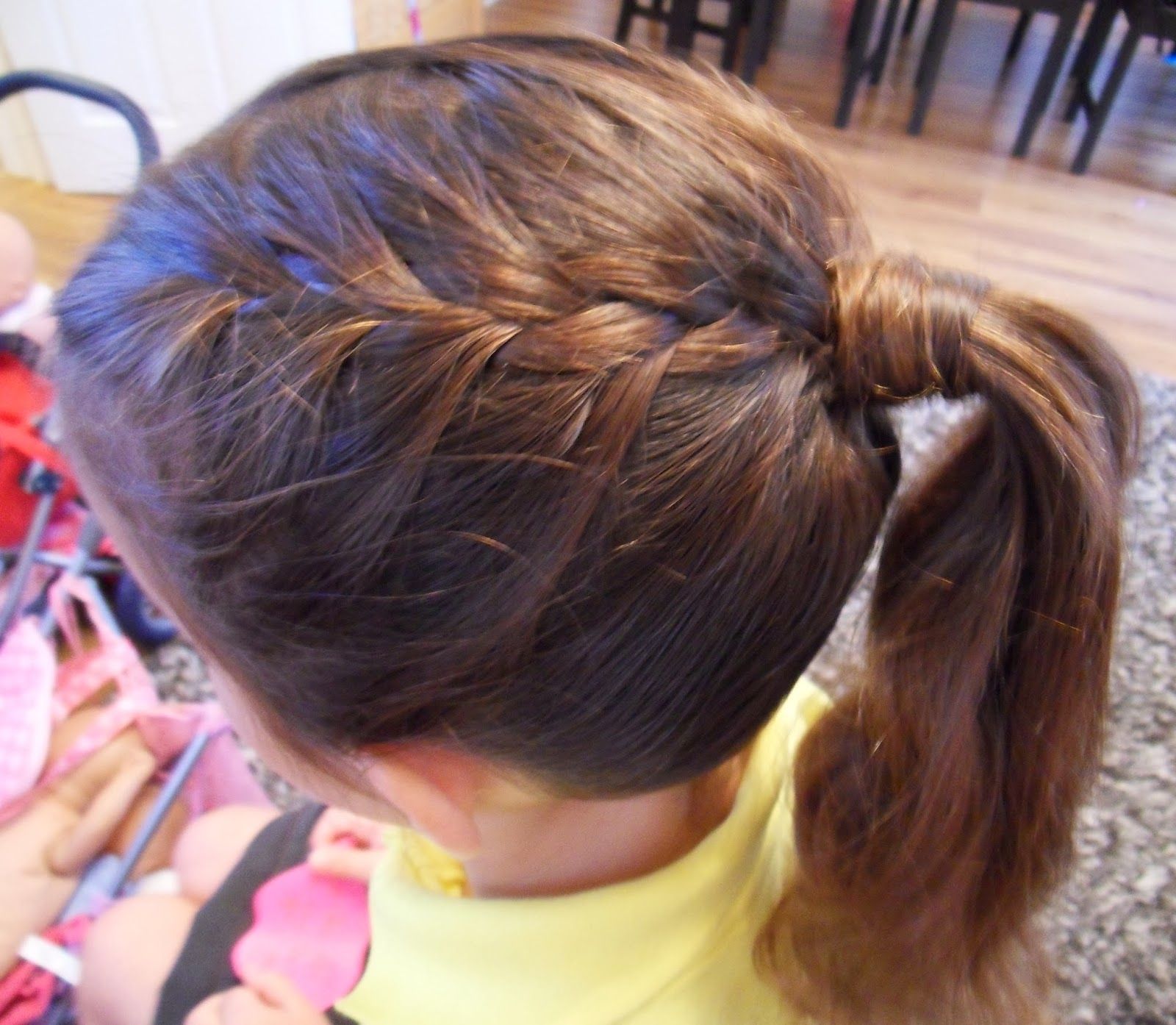 Yummy Mummy Survival: Girls Hairstyles – French Braid Into Pony Tail For Well Liked Braid Into Pony Hairstyles (View 6 of 15)