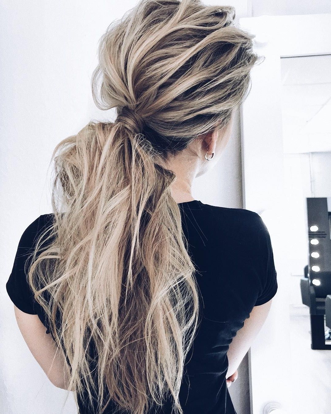 10 Creative Ponytail Hairstyles For Long Hair, Summer Hairstyle With Regard To Fashionable Chic Ponytail Hairstyles With Added Volume (View 18 of 20)