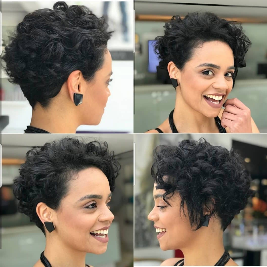 10 Easy Pixie Haircut Styles & Color Ideas, 2018 Women Short Hairstyles In Favorite Long Curly Pixie Hairstyles (View 11 of 20)