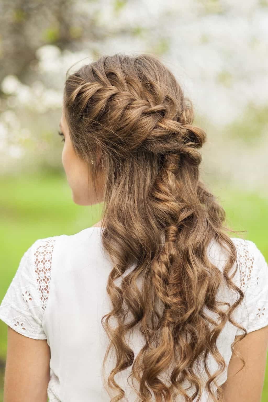 10 Elegant French Braids To Wear With Curly Hair Throughout Most Up To Date Braids With Curls Hairstyles (View 15 of 20)
