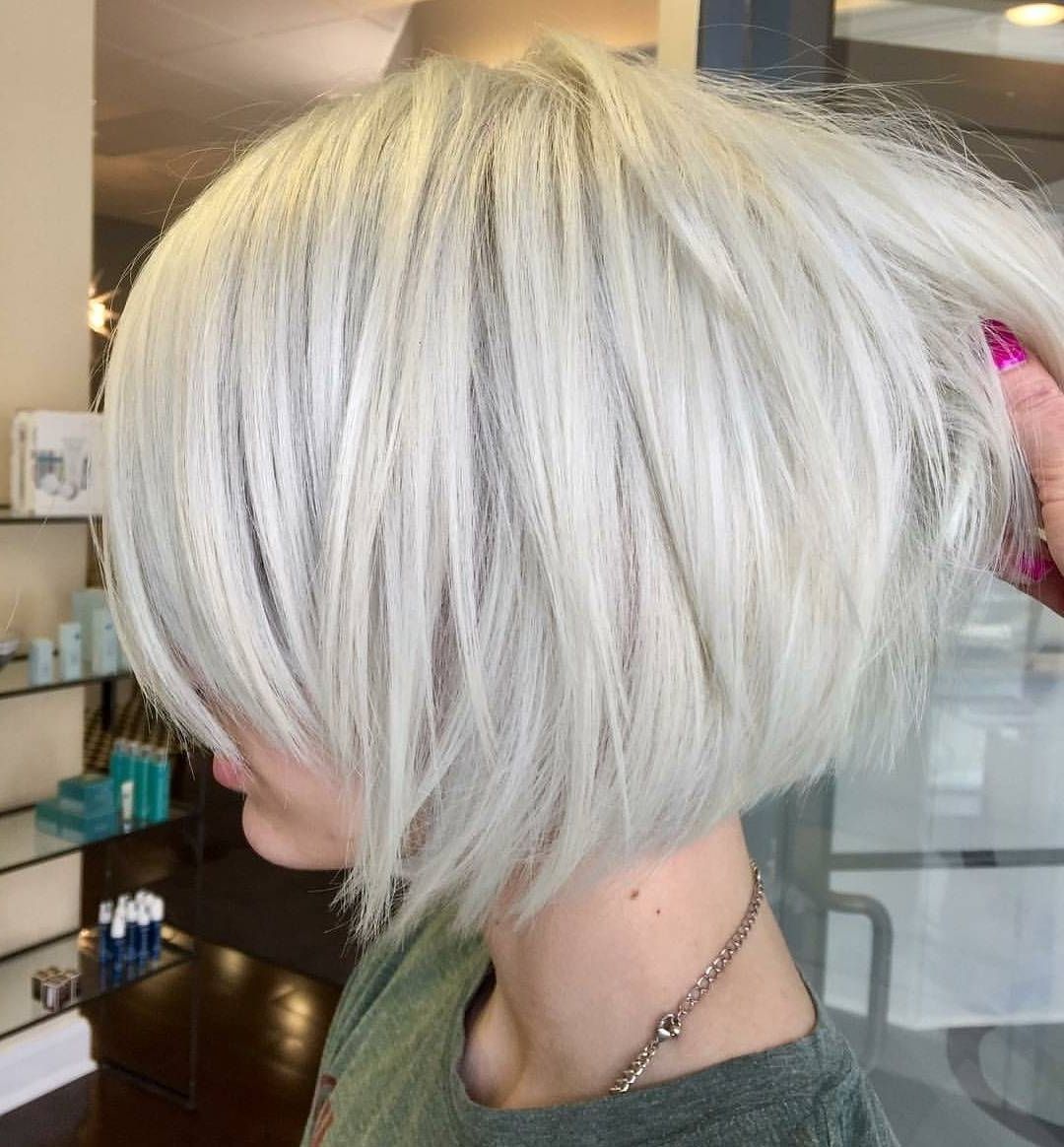 10 Layered Bob Hairstyles – Look Fab In New Blonde Shades! – Popular Regarding Fashionable Textured Platinum Blonde Bob Hairstyles (View 10 of 20)
