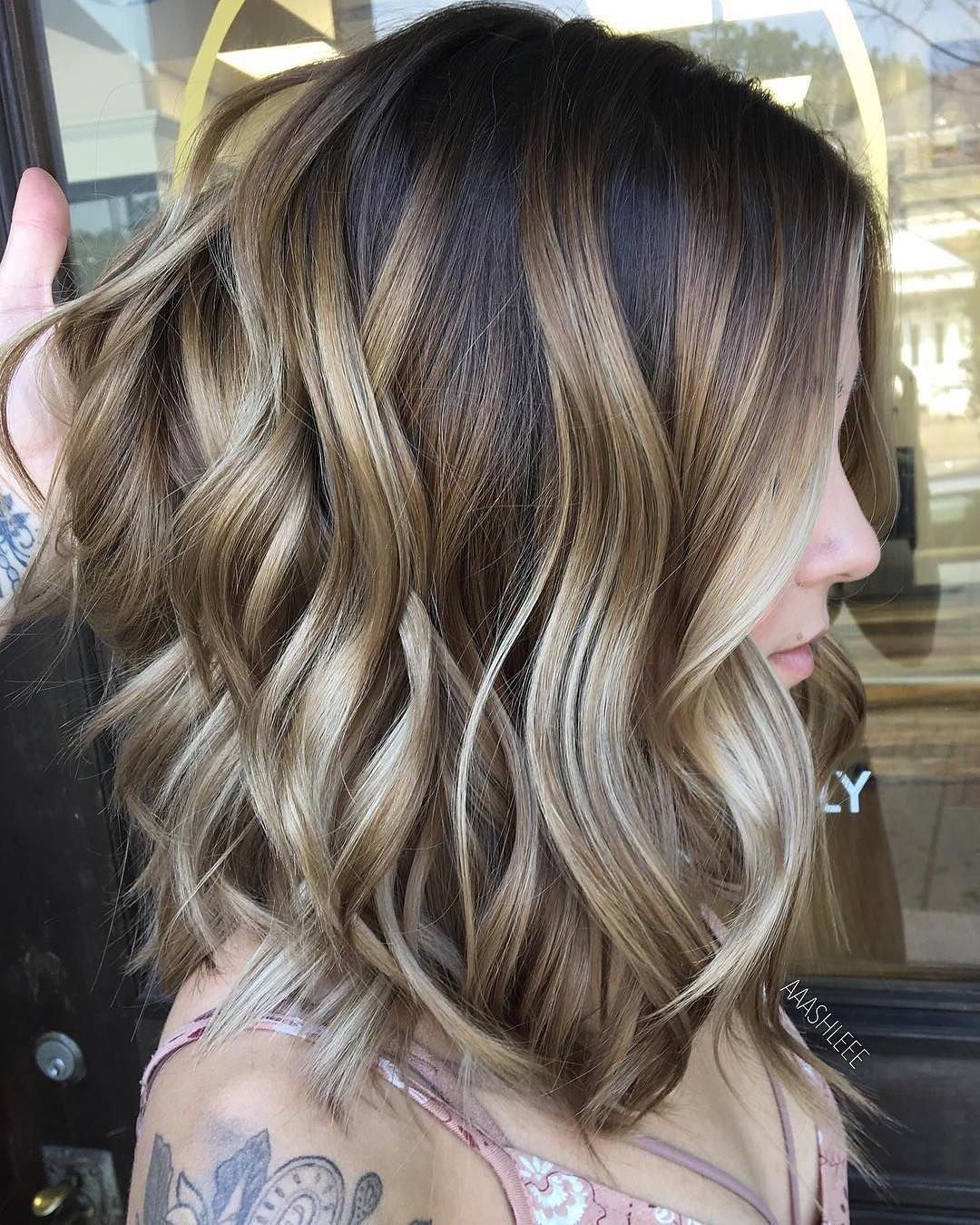10 Ombre Balayage Hairstyles For Medium Length Hair, Hair Color 2018 Within Well Known Pale Blonde Balayage Hairstyles (View 5 of 20)
