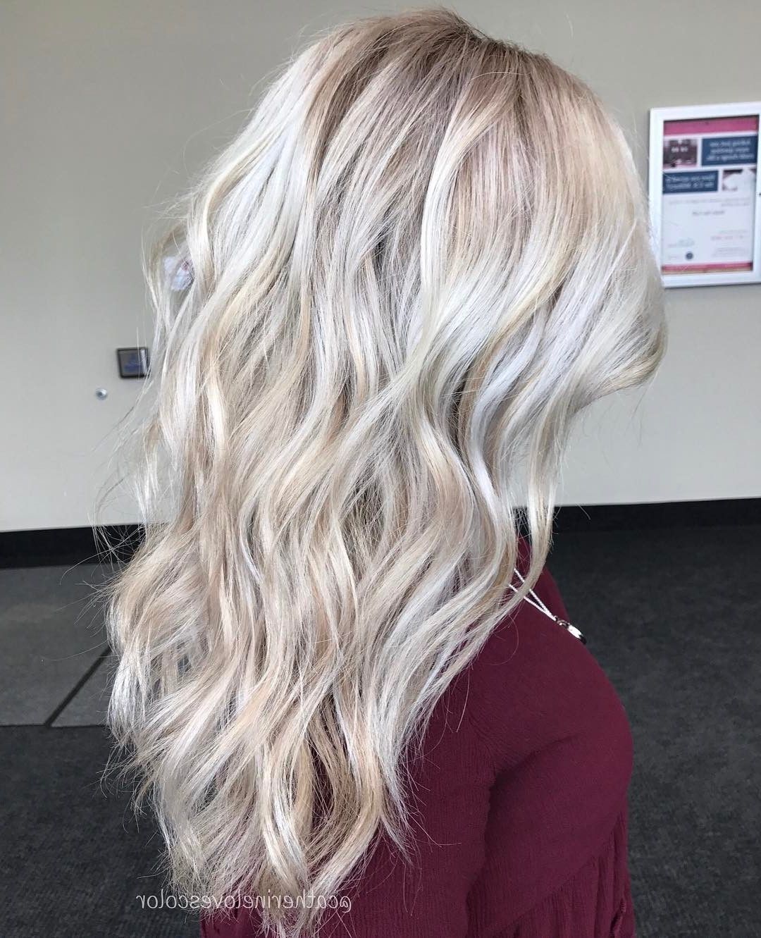 20 Adorable Ash Blonde Hairstyles To Try: Hair Color Ideas 2018 In Popular Warm Blonde Curls Blonde Hairstyles (View 6 of 20)