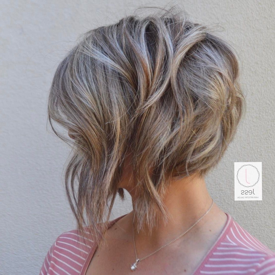 20 Adorable Ash Blonde Hairstyles To Try: Hair Color Ideas 2018 In Widely Used Curly Highlighted Blonde Bob Hairstyles (View 17 of 20)