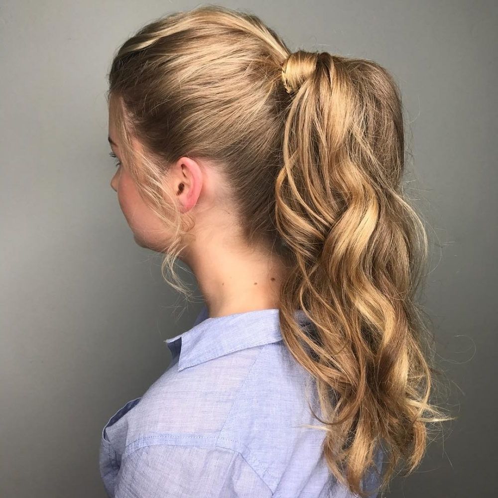 2017 Brunette Prom Ponytail Hairstyles Pertaining To 29 Prom Hairstyles For Long Hair That Are Gorgeous (updated For 2018) (Gallery 4 of 20)