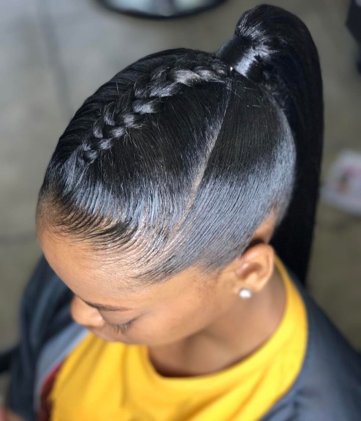 2018 Black Ponytail Hairstyles With A Bouffant In Pinerieanna Carter On Black Girl Magic (View 10 of 20)