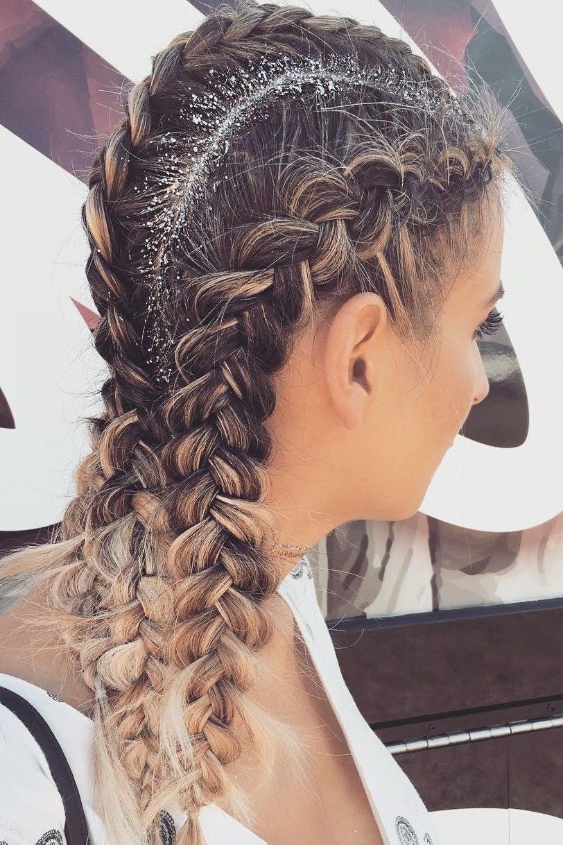 2018 Glitter Ponytail Hairstyles For Concerts And Parties For 20 Photos That Prove Glitter Roots Is The Official Hairstyle Of (View 4 of 20)