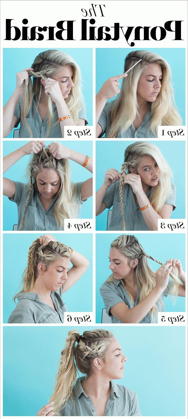 2018 Pony Hairstyles With Wrap Around Braid For Short Hair Inside How To Braid Hair: 8 Cute Diy Hairstyles For Every Hair Type (View 5 of 20)