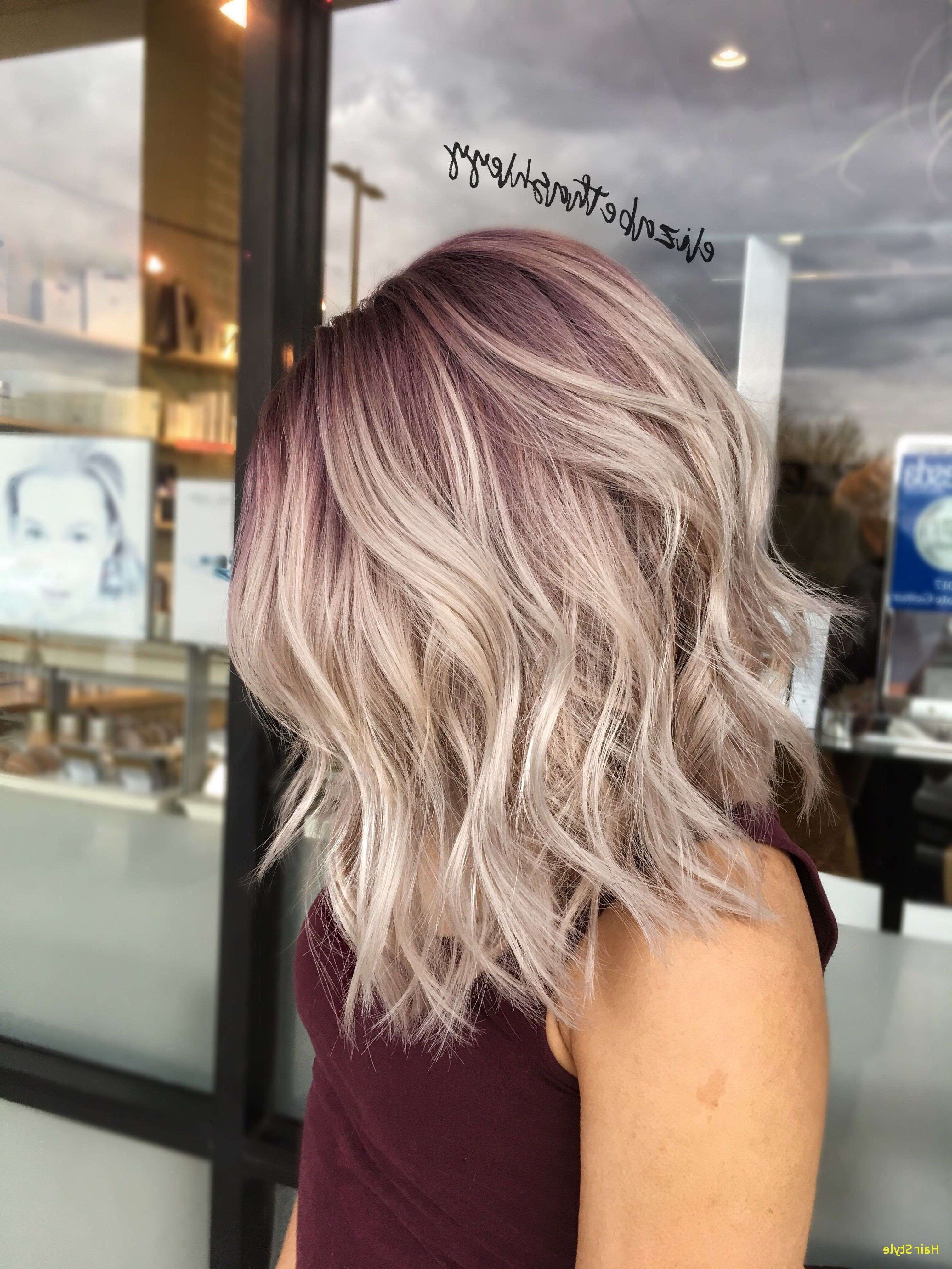 2018 Rooty Long Bob Blonde Hairstyles With Bob And Lob Hairstyles Best Of Rooty Blonde Purple Root Pink Root (View 10 of 20)
