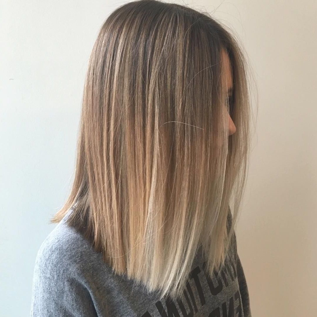 25 Alluring Straight Hairstyles For 2018 (short, Medium & Long Hair Inside Current Poker Straight Cool Blonde Style (View 13 of 20)