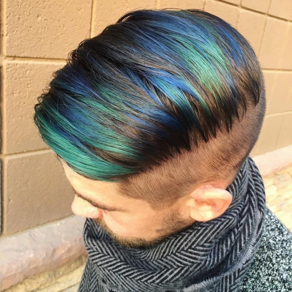 29 Coolest Men's Hair Color Ideas In 2018 Pertaining To Trendy Blonde Hairstyles With Green Highlights (View 10 of 20)