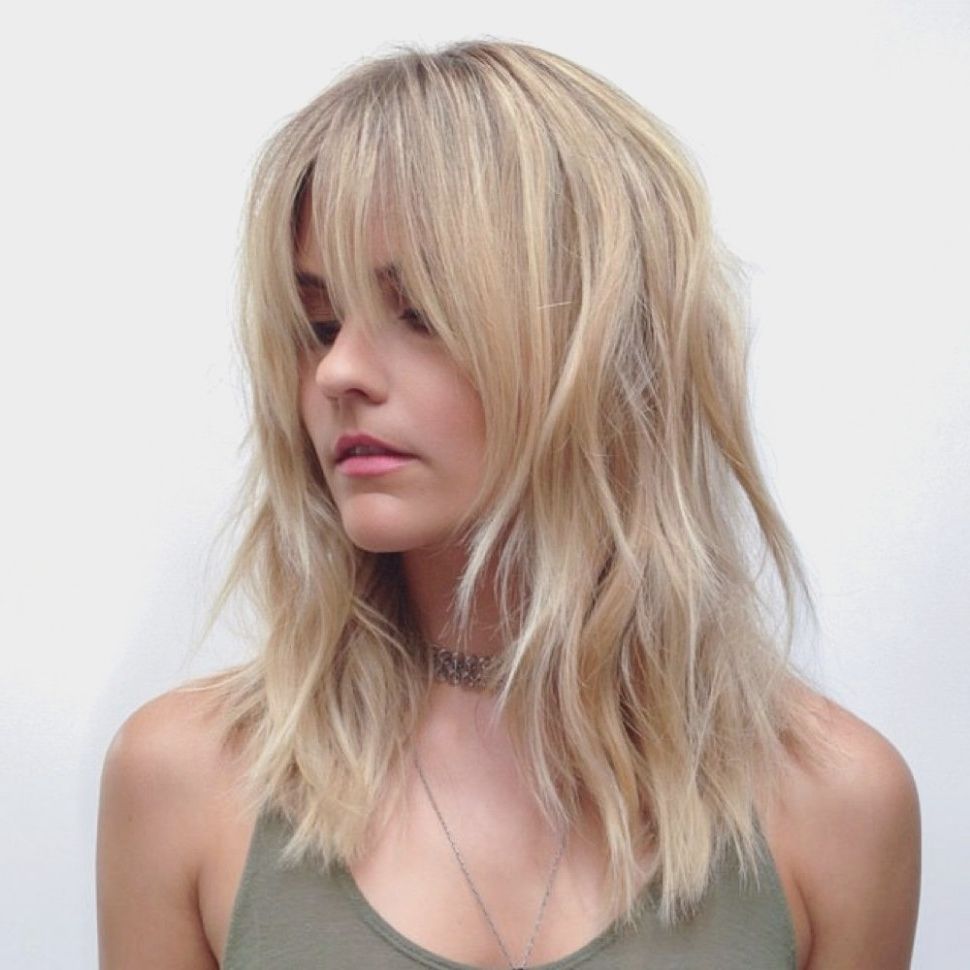 32 Chic Medium Shag Hairstyles – Shaggy Hairstyles For Fine Hair With Regard To Current Shaggy Fade Blonde Hairstyles (View 11 of 20)