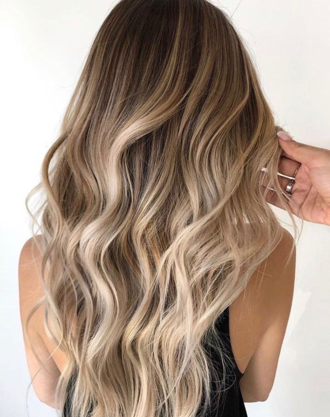 A Blonde Balayage For The Ages— Neutral Light Brown Root Shade Intended For Best And Newest Root Fade Into Blonde Hairstyles (View 16 of 20)