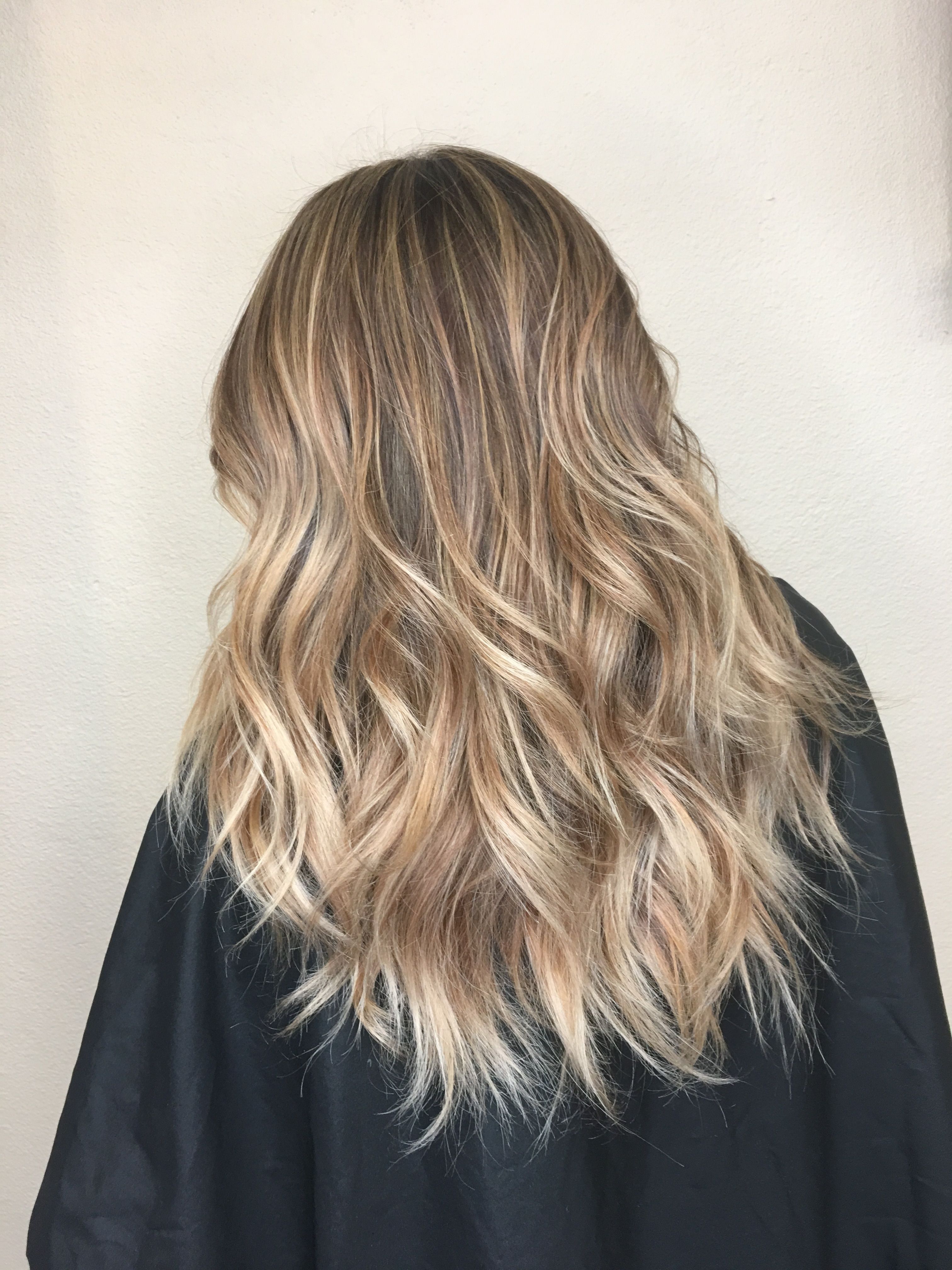 Beautiful Blended Creamy Blonde Soft Waves Rooted Look Medium Length With Most Current Creamy Blonde Waves With Bangs (View 4 of 20)