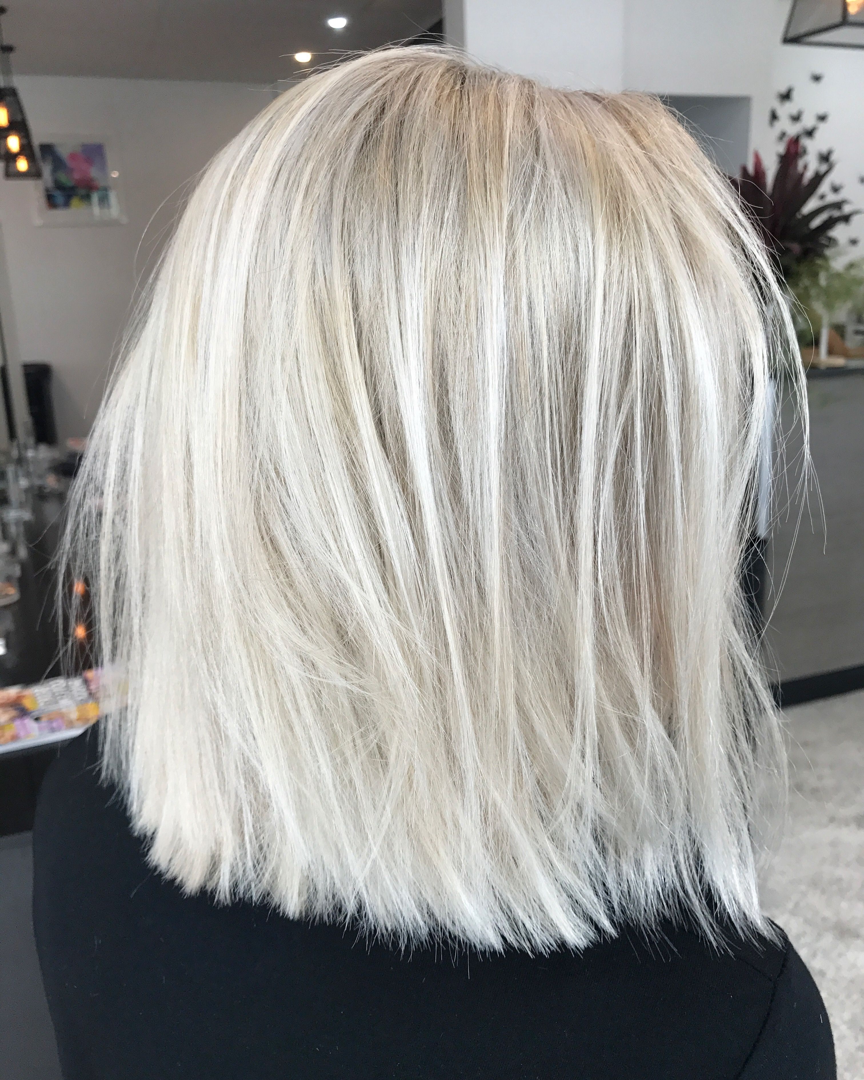 Blonde Lob Textured Short Hair Colour Lived In Hair Colour Cool Ash For Most Recently Released Platinum Tresses Blonde Hairstyles With Shaggy Cut (View 4 of 20)