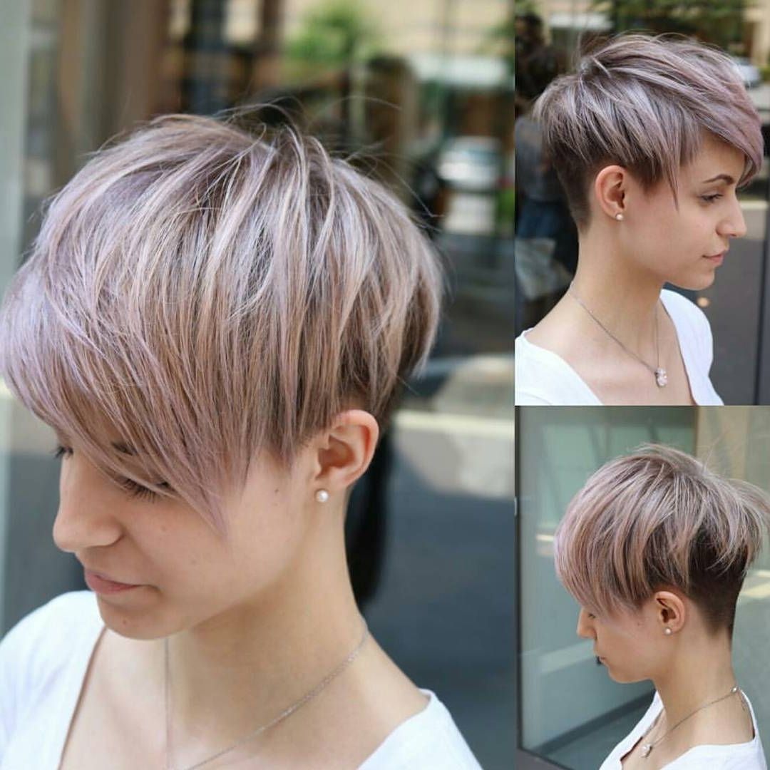 Current Ash Blonde Pixie Hairstyles With Nape Undercut Throughout 10 Easy Pixie Haircut Styles & Color Ideas, 2018 Women Short Hairstyles (Gallery 4 of 20)