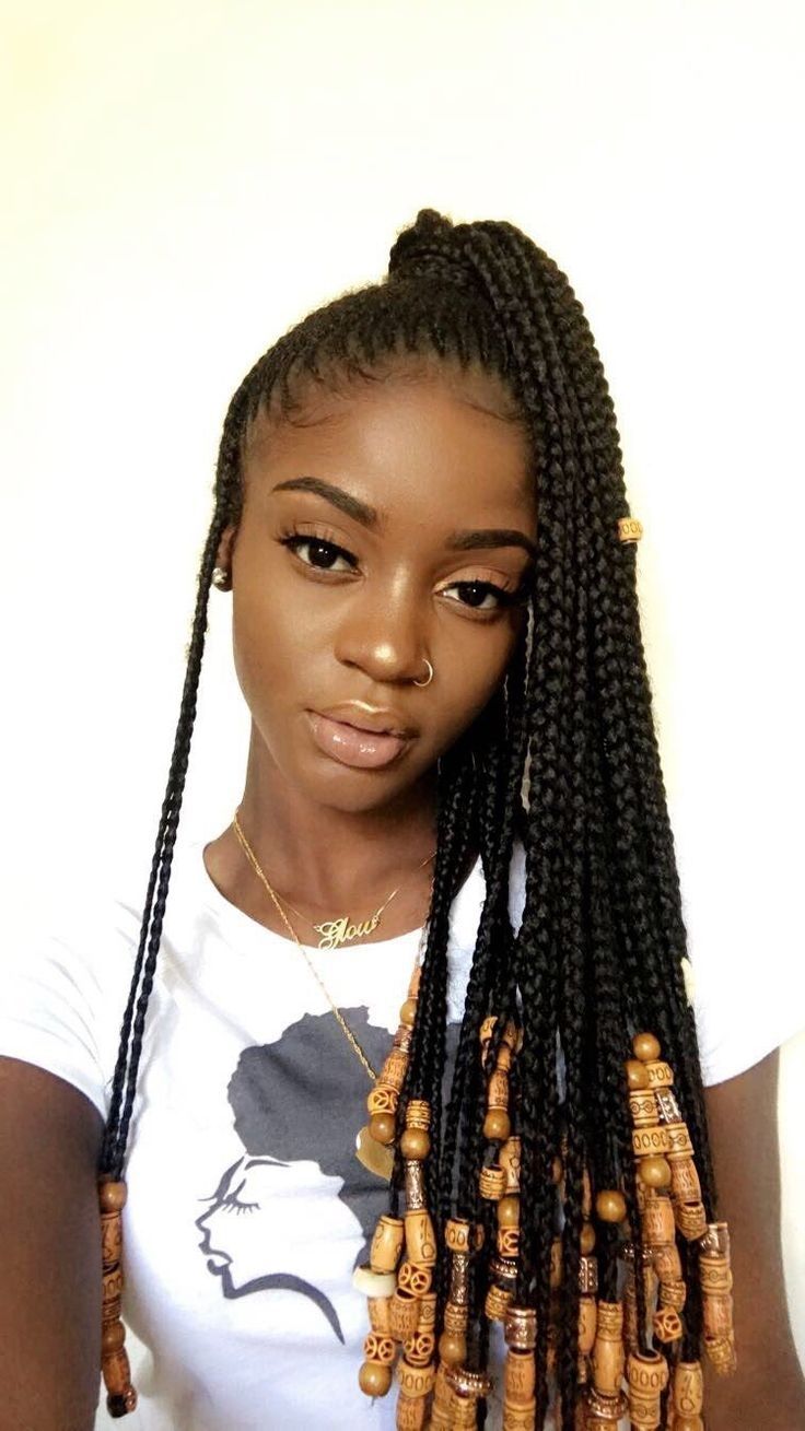 Current Box Braids Pony Hairstyles Pertaining To Catch Daily Trends With Braided Ponytails (Gallery 17 of 20)