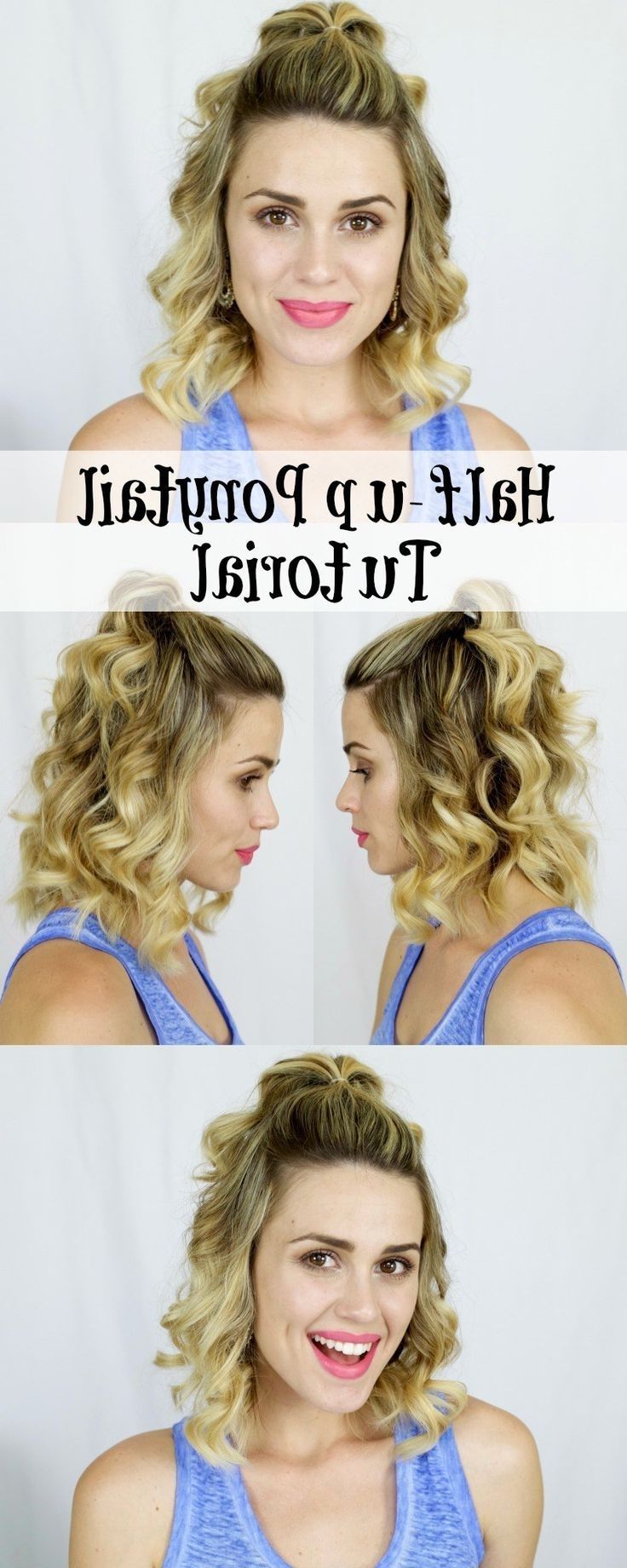 Current Midi Half Up Half Down Ponytail Hairstyles Within How To: Half Up Ponytail (View 1 of 20)