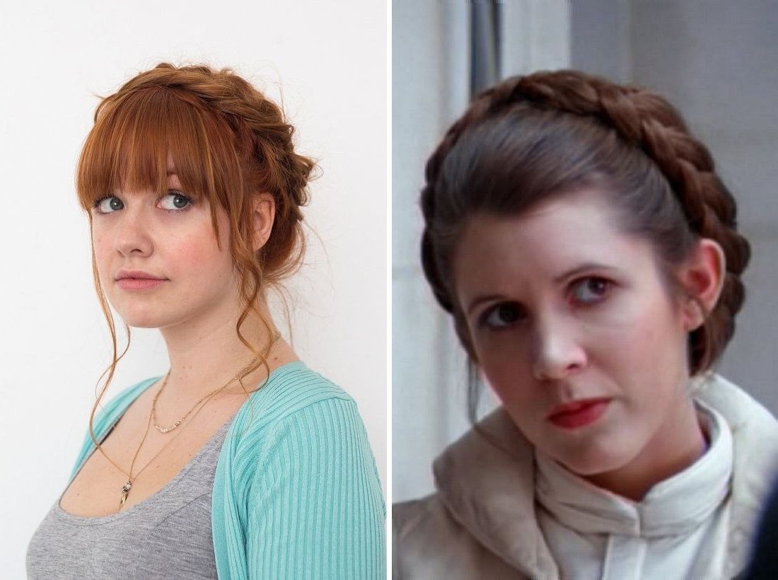 Current Princess Like Ponytail Hairstyles For Long Thick Hair Inside Show Off Your Love For Star Warswearing Your Hair Like Princess (View 10 of 20)