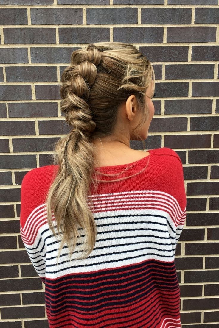 Dutch Braided Ponytail With Accent Braid (Gallery 20 of 20)