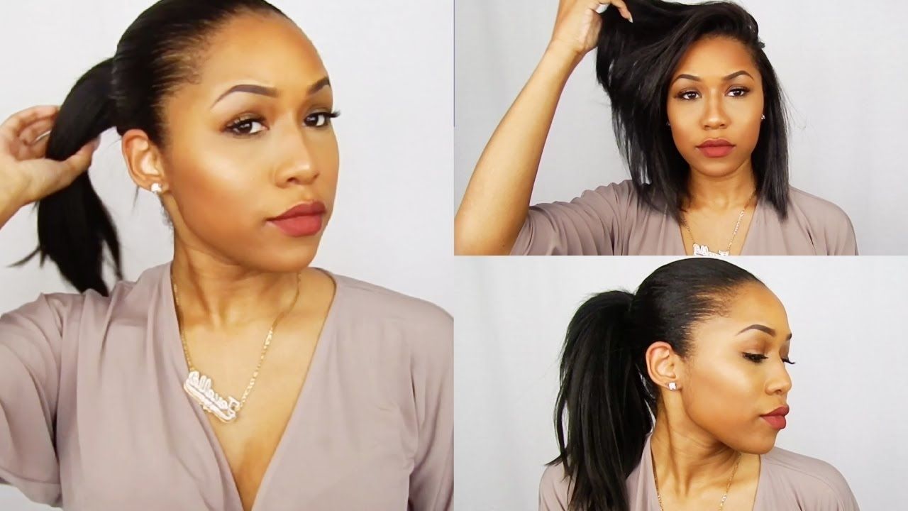 Faux High Ponytail For Short Hair (weave Ponytail) (View 9 of 20)