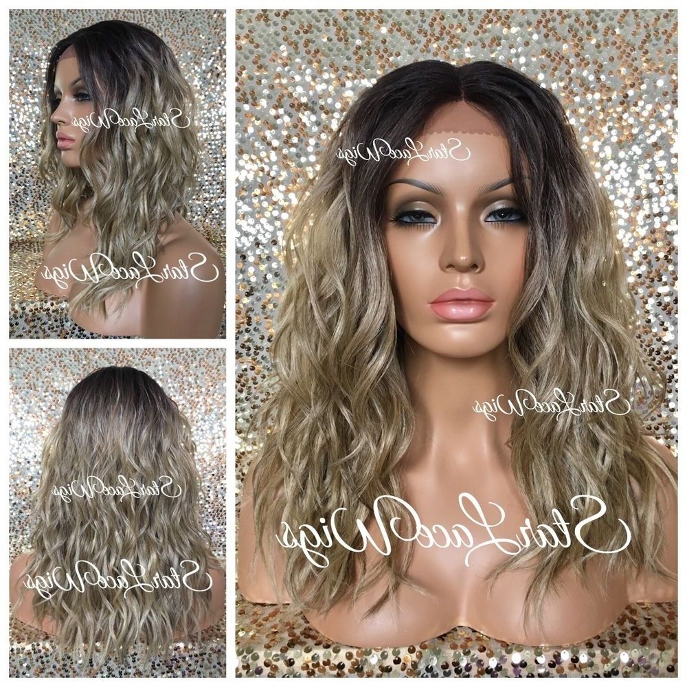 Favorite Straight Sandy Blonde Layers With Lace Front Wig Sandy Blonde Ash Blonde Champagne Blonde Wavy Dark (Gallery 17 of 20)