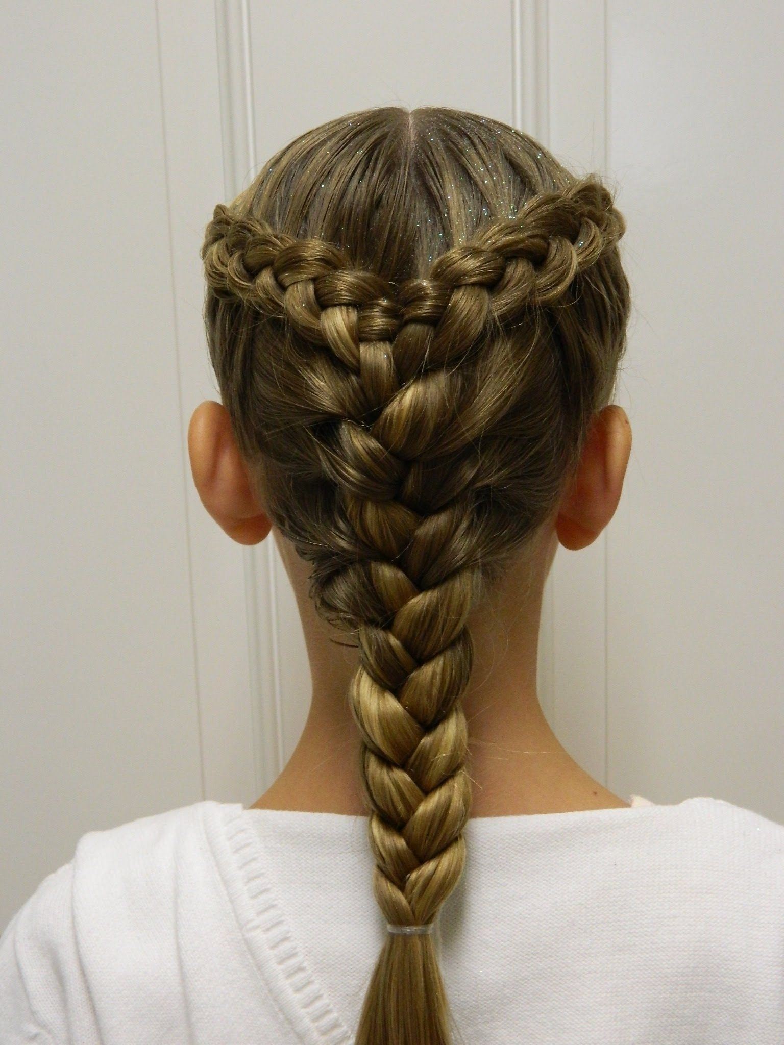 Favorite Two Braids In One Hairstyles Within Two Dutch Braids Into A French Braid / Bonita Hair Do – Youtube (Gallery 3 of 20)