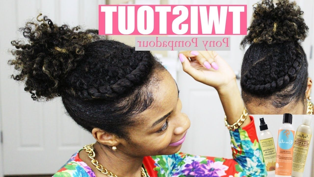 Flat Twist Pompadour – Youtube For Well Known Pompadour Pony Hairstyles (View 14 of 20)
