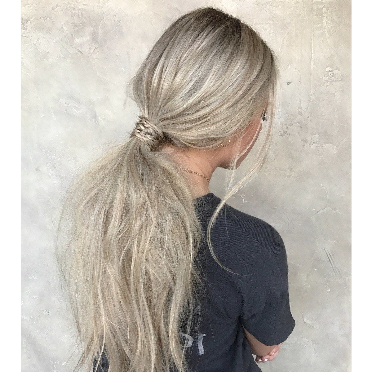 Glamour Intended For Latest Low Hanging Ponytail Hairstyles (View 11 of 20)