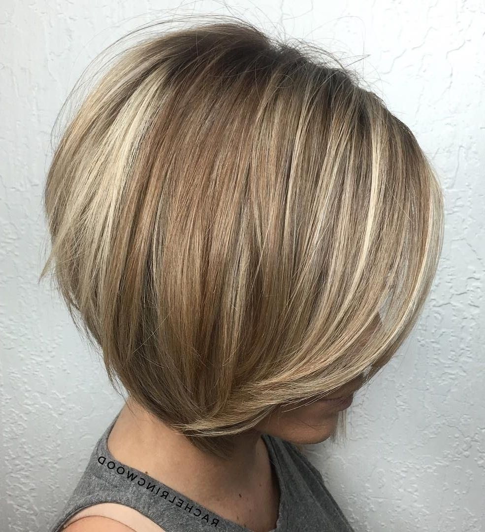 Hair Throughout Most Up To Date Voluminous Stacked Cut Blonde Hairstyles (Gallery 2 of 20)