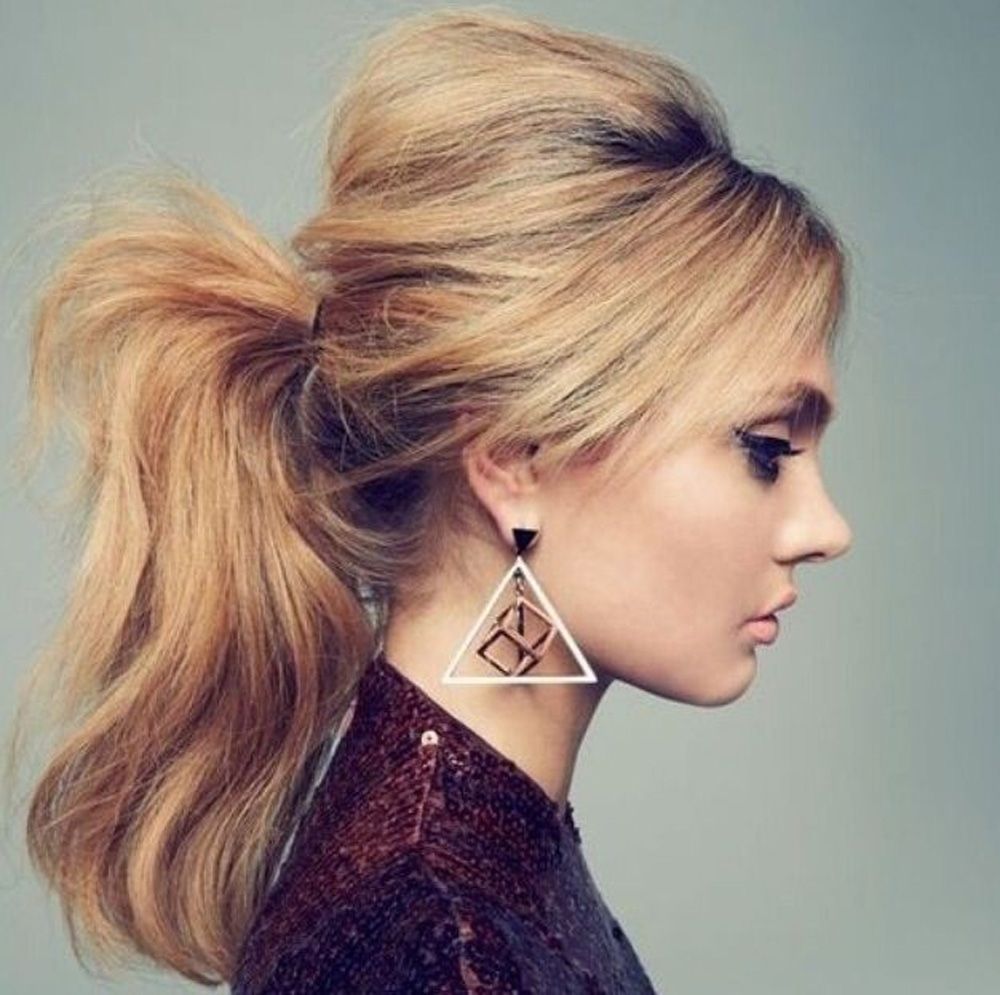 Hottest Hair Trends This Winter 2015 Regarding Newest Low Messy Ponytail Hairstyles (View 10 of 20)