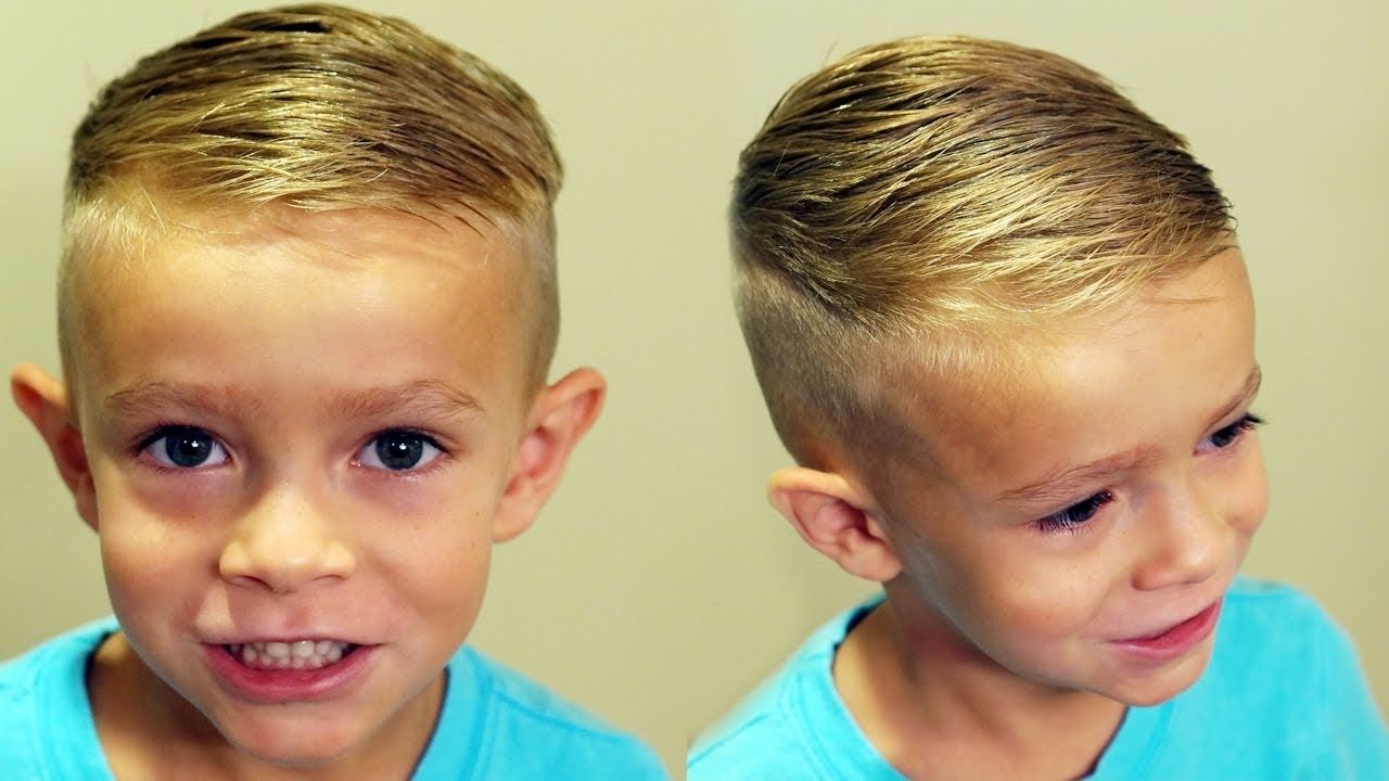 How To Cut Boys Hair // Trendy Boys Haircut Tutorial – Youtube Inside Most Popular Disconnected Blonde Balayage Pixie Hairstyles (View 16 of 20)