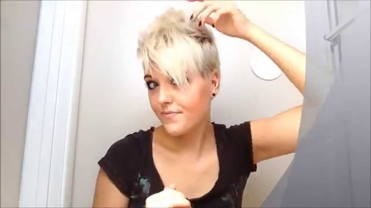 How To Style Really Short Pixie Hair – Youtube Inside Well Liked Rocker Pixie Hairstyles (View 7 of 20)